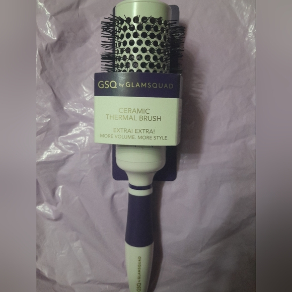 Host pic🥰💟💜GSQ BY GLAMSQUAD Ceramic thermal round brush nwt - Picture 1 of 4